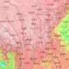 金沙江地形图、海拔、地势