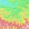 Габрово地形图、海拔、地势