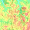 Gardendale地形图、海拔、地势