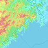 罗先市地形图、海拔、地势