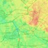 Mitte地形图、海拔、地势