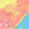 阿扬-迈斯基区地形图、海拔、地势