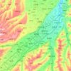 临夏市地形图、海拔、地势