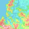 Valdivia地形图、海拔、地势
