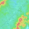 达开水库地形图、海拔、地势