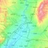洪洞县地形图、海拔、地势