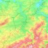 Chemnitz地形图、海拔、地势