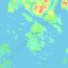 Deer Isle地形图、海拔、地势