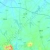 冶山镇地形图、海拔、地势