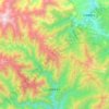 泗耳藏族乡地形图、海拔、地势