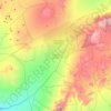 Mojave Desert地形图、海拔、地势