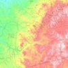 基西郡地形图、海拔、地势