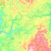 Green Township地形图、海拔、地势