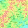 岫岩满族自治县地形图、海拔、地势
