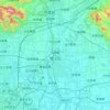 顺义区地形图、海拔、地势