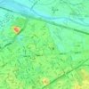 金華里地形图、海拔、地势