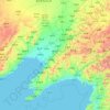 辽宁省地形图、海拔、地势