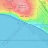 White Rock地形图、海拔、地势
