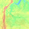 汉特-曼西自治区地形图、海拔、地势