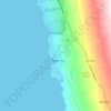 Kahaluu-Keauhou CDP地形图、海拔、地势