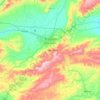 Palandöken地形图、海拔、地势