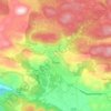 Fiuggi地形图、海拔、地势