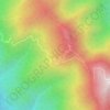 太平山地形图、海拔、地势
