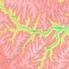 蒲西乡地形图、海拔、地势