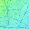 清源社区地形图、海拔、地势