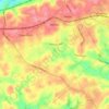 Easttown Township地形图、海拔、地势