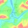 Saltsburg地形图、海拔、地势