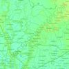 那空銮县地形图、海拔、地势