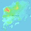 邦耳岛地形图、海拔、地势
