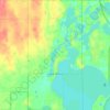 Lake Shore地形图、海拔、地势