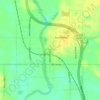 Janesville地形图、海拔、地势