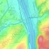 New Hope地形图、海拔、地势