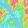 Lecco地形图、海拔、地势
