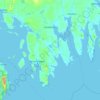 Gouldsboro地形图、海拔、地势
