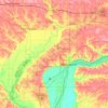 Muscatine County地形图、海拔、地势