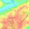 Langhorne地形图、海拔、地势