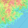 漳州市地形图、海拔、地势