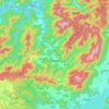 一都镇地形图、海拔、地势