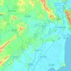 Huyện Quỳnh Lưu地形图、海拔、地势