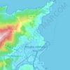 安纳巴地形图、海拔、地势