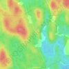 Borneo地形图、海拔、地势