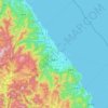 江陵市地形图、海拔、地势
