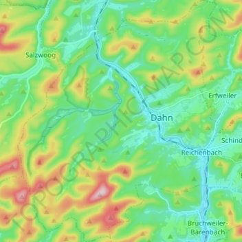 66994地形图、海拔、地势
