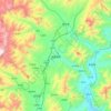 黄崖洞镇地形图、海拔、地势