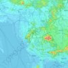 宝安区地形图、海拔、地势
