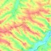 Saint-Antonin地形图、海拔、地势